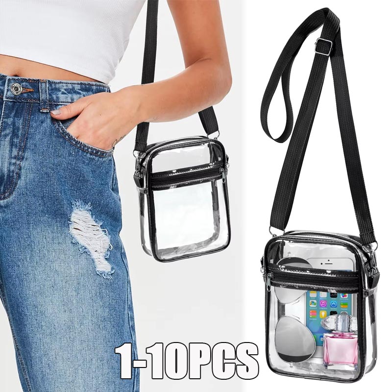 Event & Party Supply Photos - 1-10 Stück Damen Transparente Umhängetasche mit