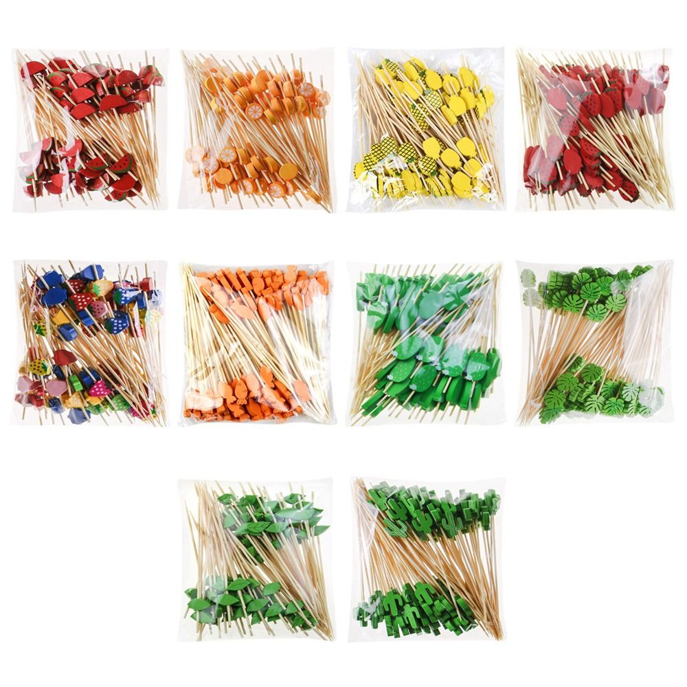 Centerpiece Stick - Gabel Salat Gemüse Sticks Zahnstocher Spieß