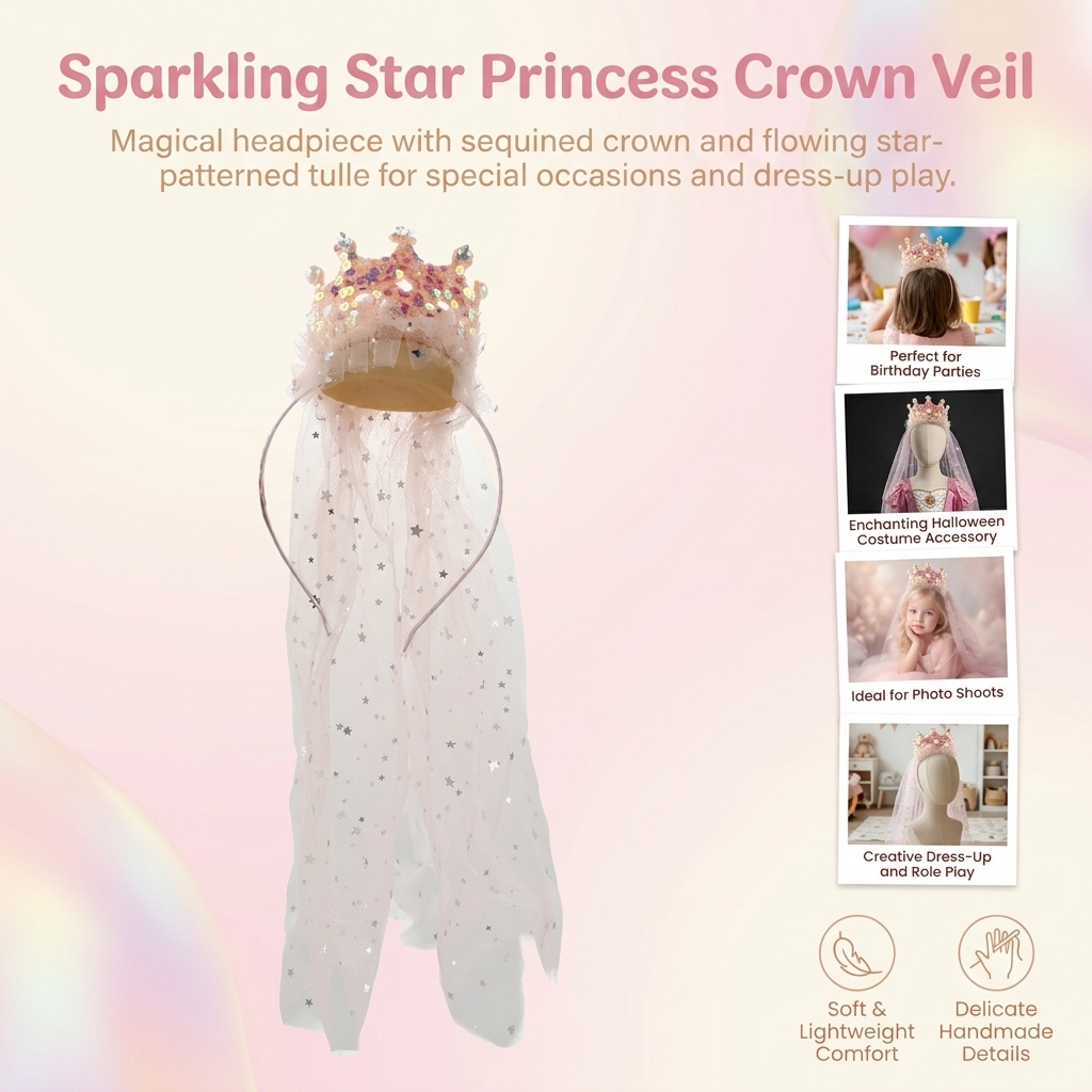 Prinzessinnen-Kronenschleier-S – Glitter Tablecloth Bewertung und Preis