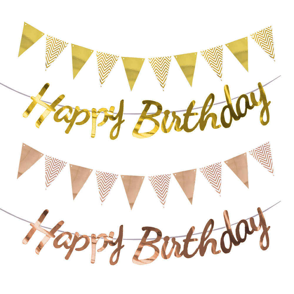 Alles Gute zum Geburtstag Bann – Party Banner Gold Bewertung und Preis