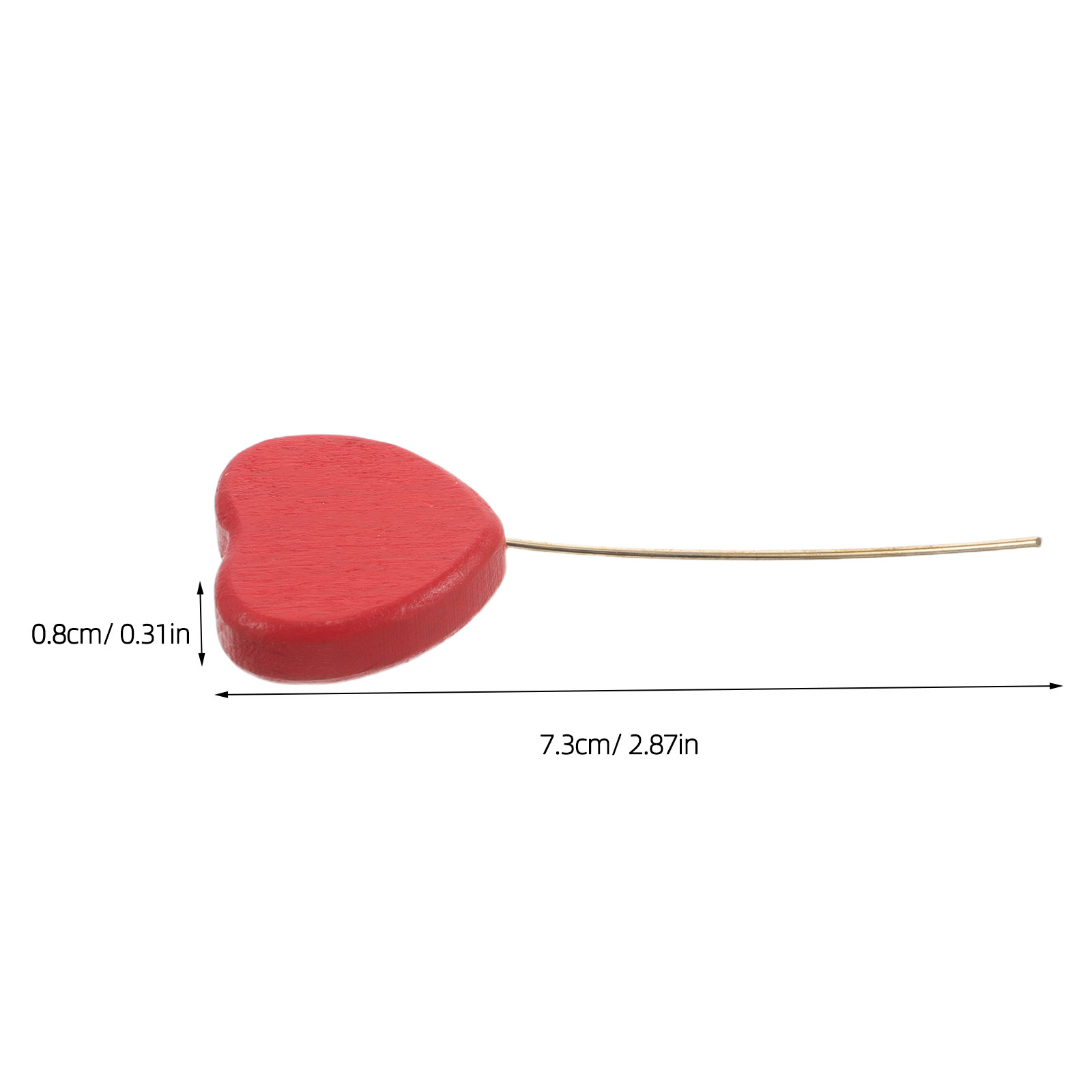 6 Stück Holzherz-Stäbchen zur  – Centerpiece Stick Bewertung und Preis